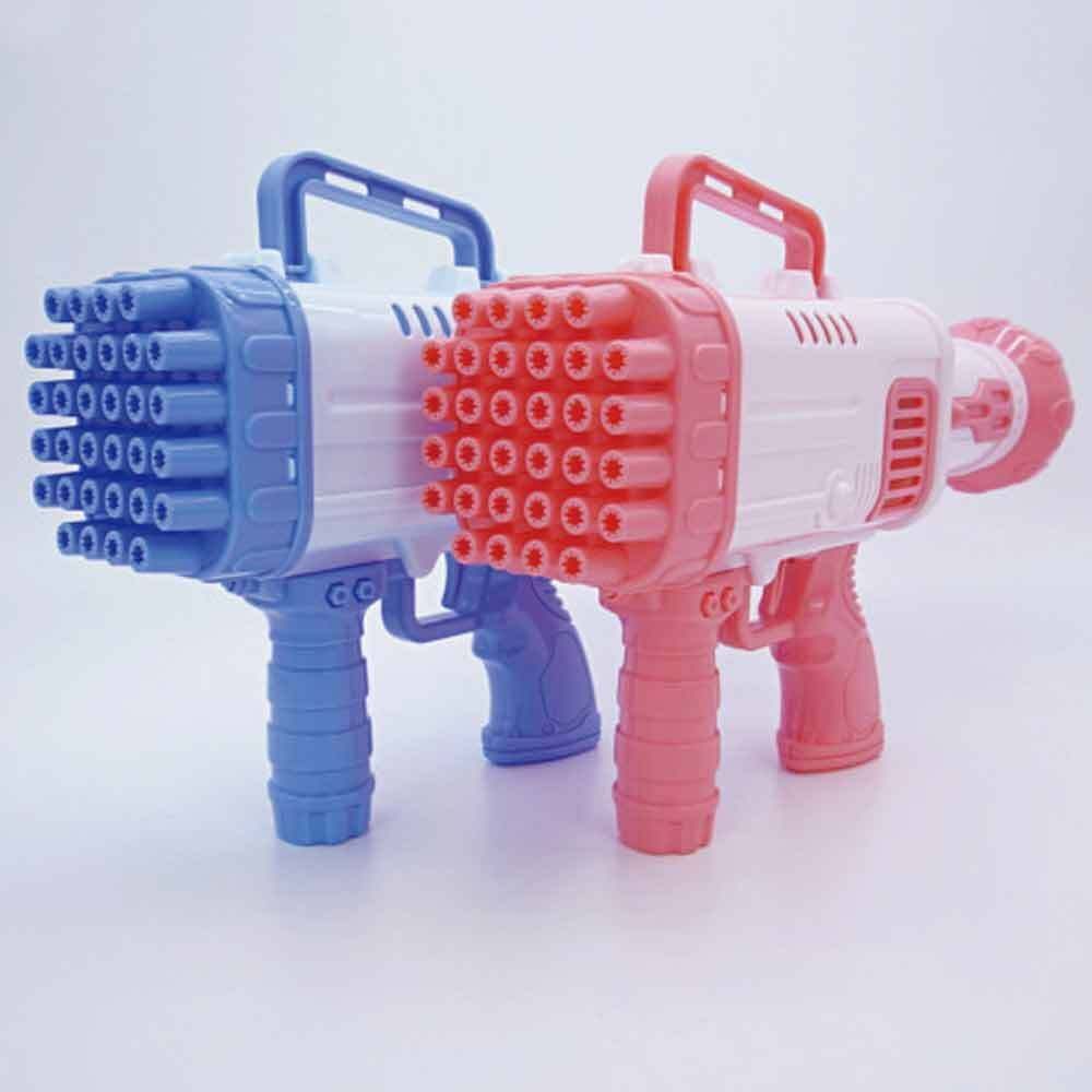 32구 바주카 버블건 장난감 자동 게틀링 비눗방울 총