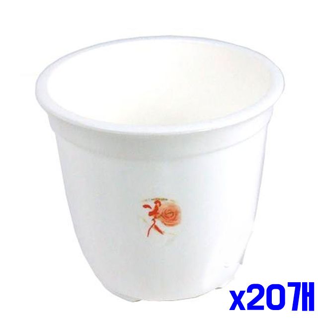 1호 심플 원화분 x20개 라인 정원화분