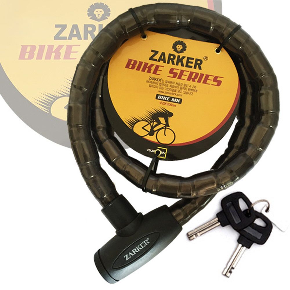 자커 아주굵은 자물쇠 오토바이 열쇠 ZKMK