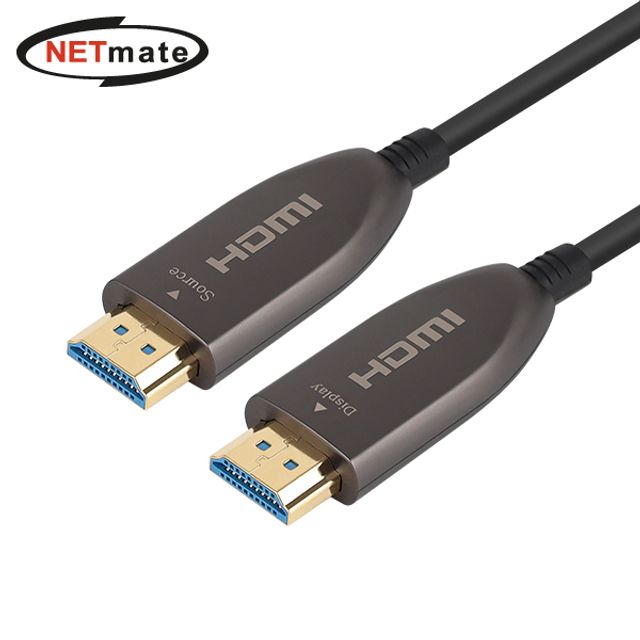 (Netmate) 하이브리드 AOC HDMI 2.0 광 케이블 70M