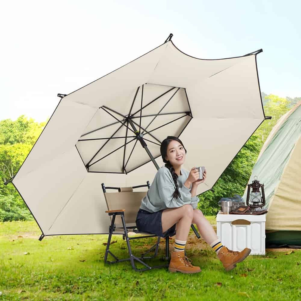 휴대용 파라솔 그늘막 2단 2단파라솔 낚시파라솔