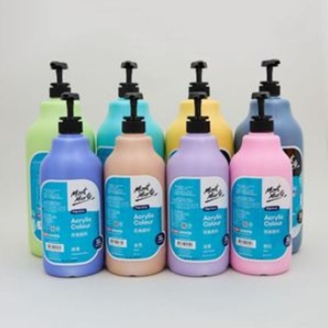 (솜픽) 몽마르뜨 아크릴물감 펌프형 1L