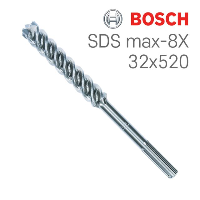 보쉬 SDS max-8X 32x400x520 4날 해머 드릴비트