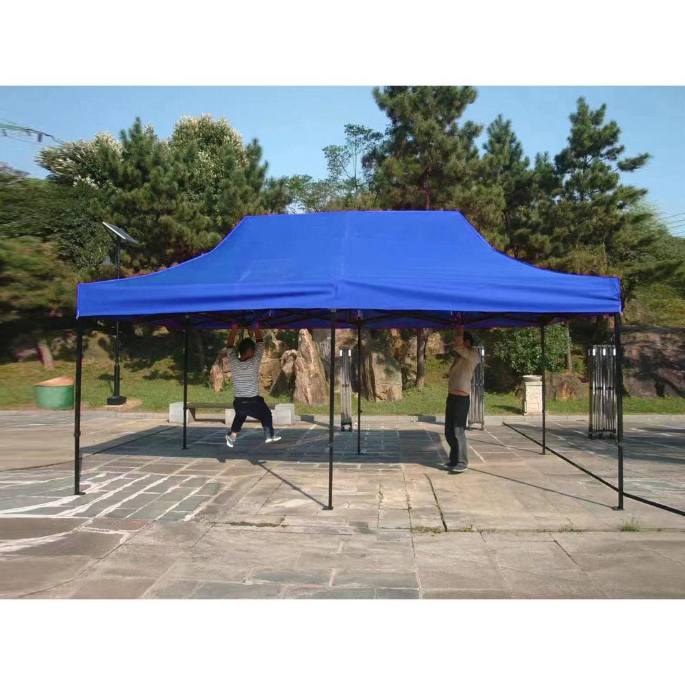 블루 캐노피 400x600cm 접이식 행사용 천막