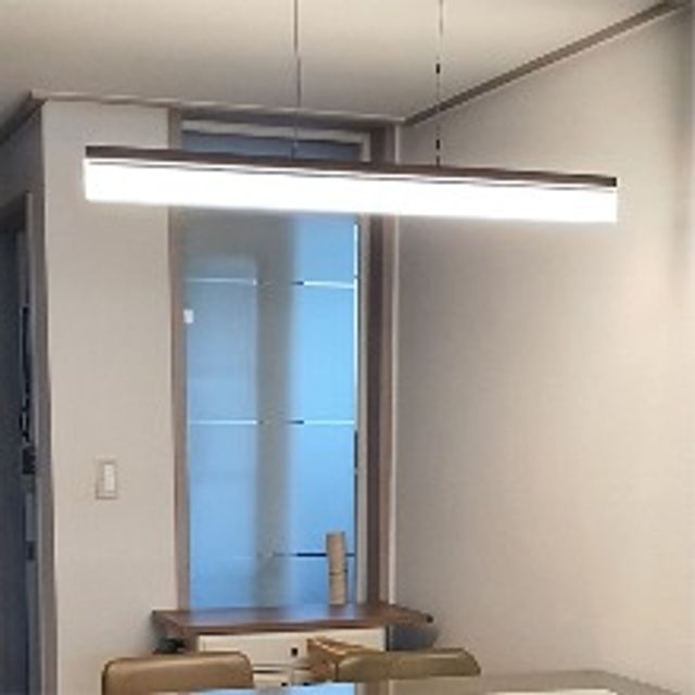 LED 팬던트 라인조명 HP-101 헤이즈 30W 월넛 주광