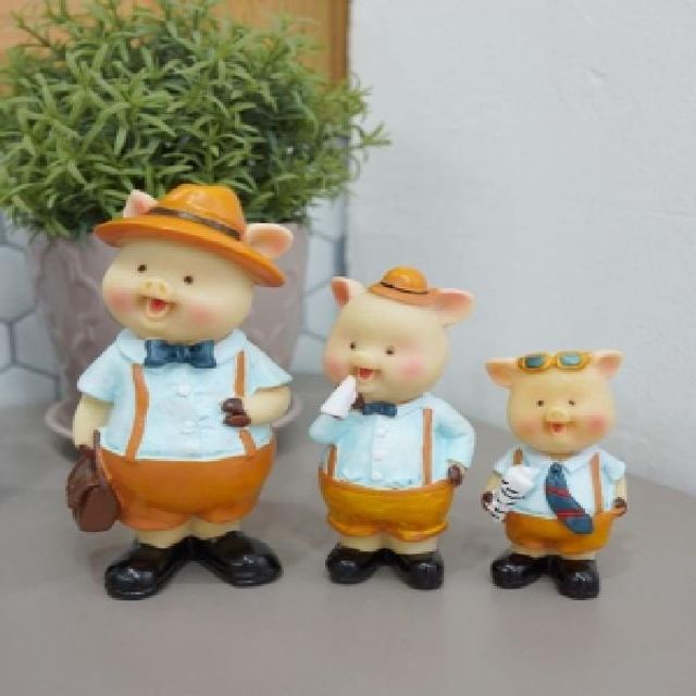 멜빵 돼지 3형제