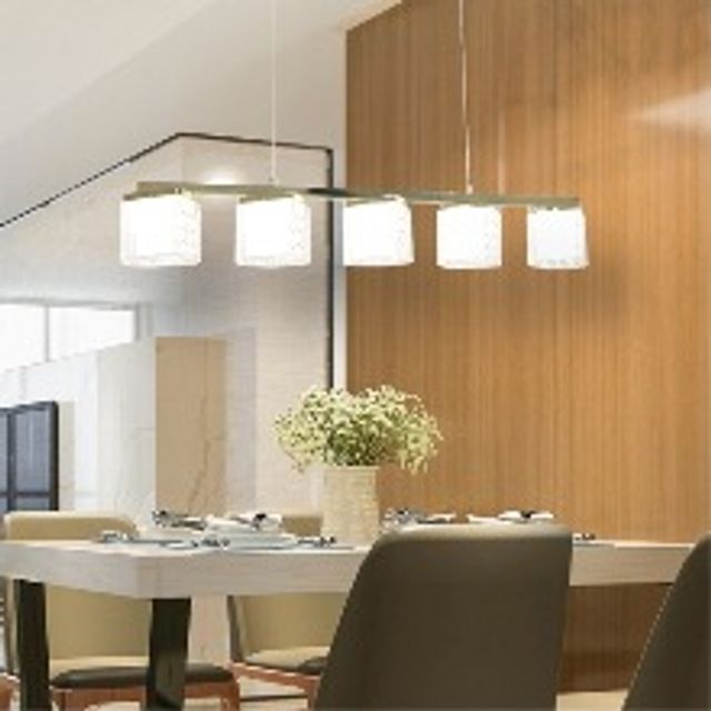 LED 세피앙 5등 팬던트 조명 40W 식탁등 주방등 카