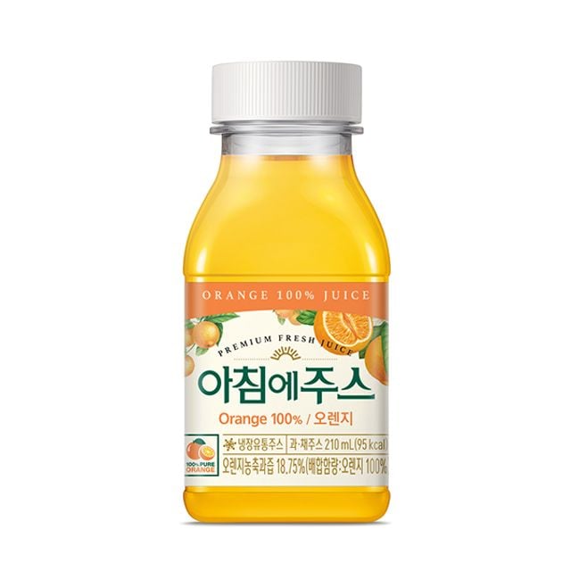 서울우유 아침에주스 오렌지 210ml x 24입