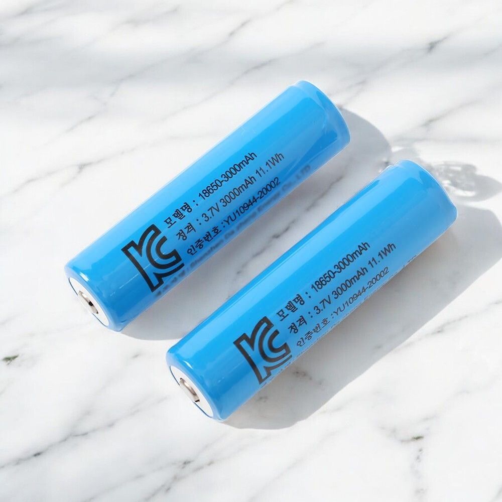 게더릭 18650 배터리 3000mAh 충전지 2p세트 (스몰캡)