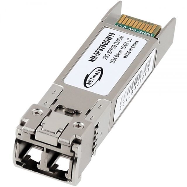 25G 싱글모드 SFP28 DWDM 광 모듈 C28 1554.94nm 15km