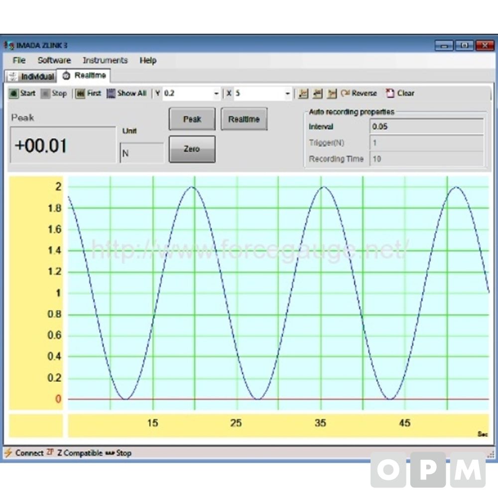푸쉬풀게이지 소프트웨어 DS2.Z2HTG2DTx2(케이블O)