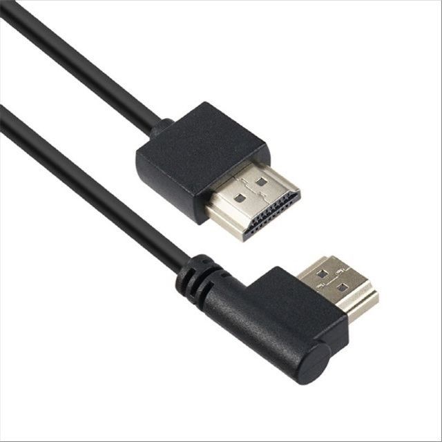 HDMI 초슬림 케이블 3m 8K4K 60Hz 우향 꺾임