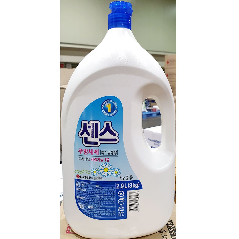 주방세제 센스 3kg X4개 설거지 가정 청소 새재 업소