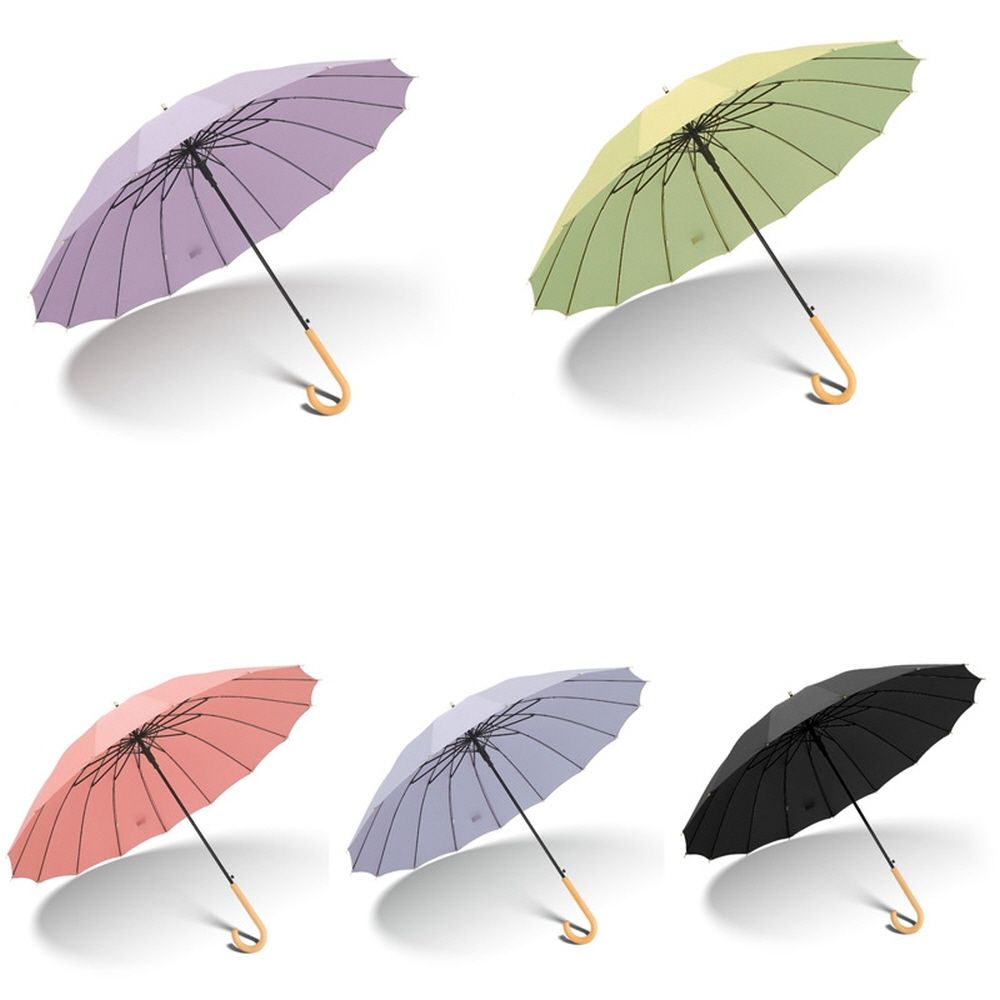 여름 가을 선물용 라운드 손잡이 튼튼한 장우산 5종