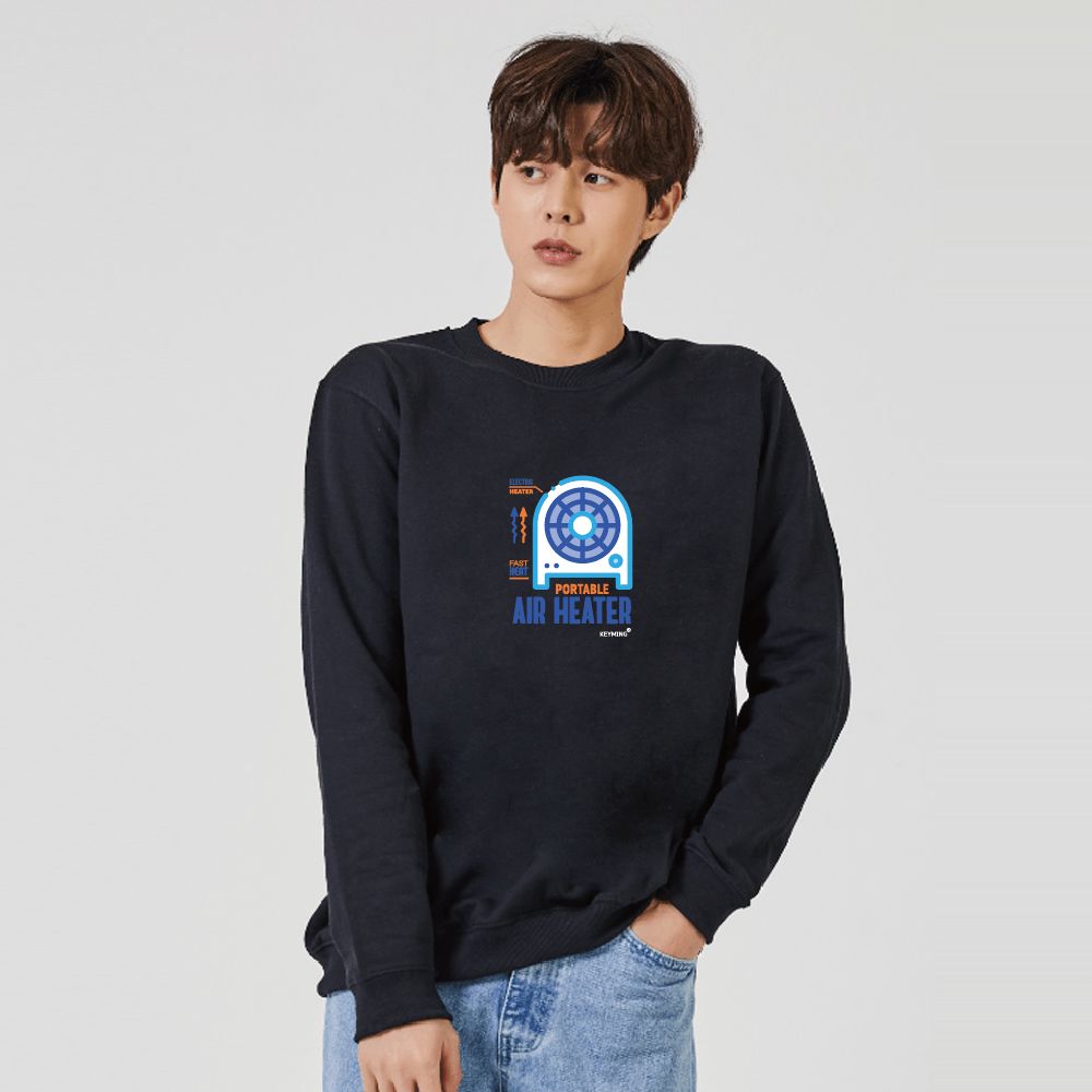 키밍 AIR HEATER 맨투맨 후드티