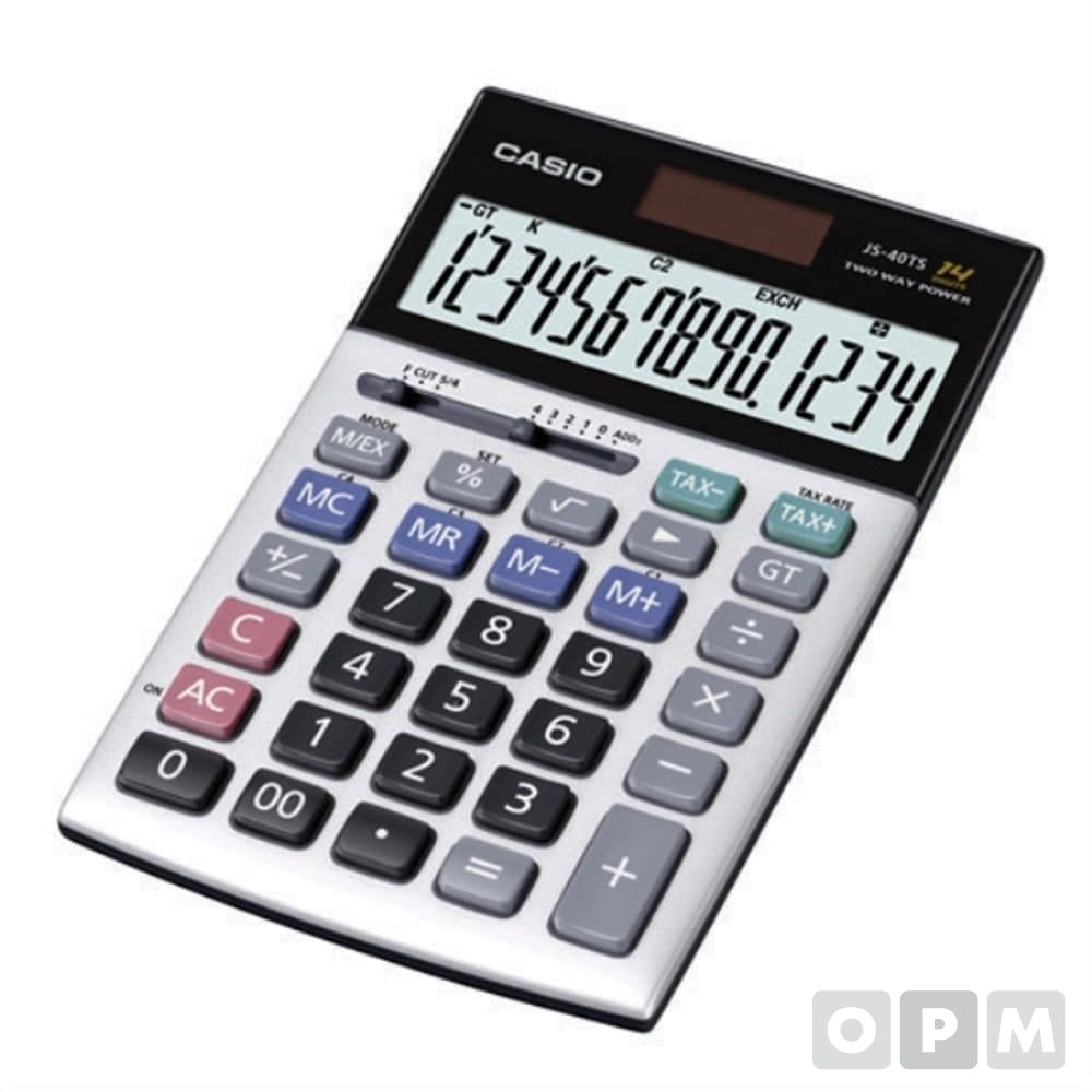 전자계산기 14자리(대형/블랙) JS-40B