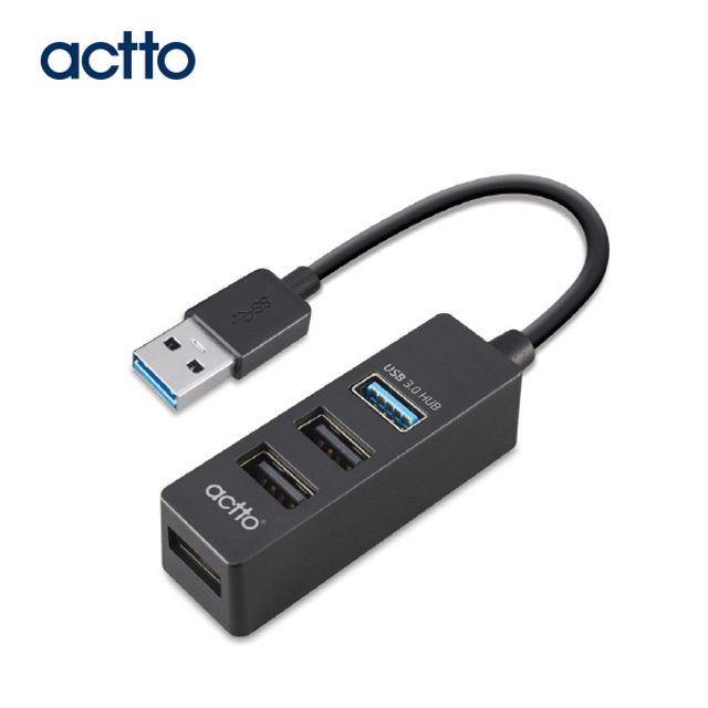 허브 HUB-29 엑토 USB 2.0/3.0 시너지 블랙