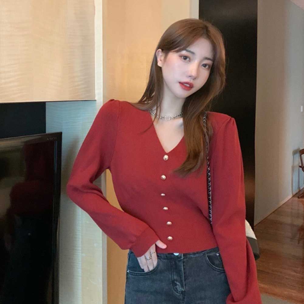 여성트랜드패션 버튼 여자 스타일 하프클럽 외출