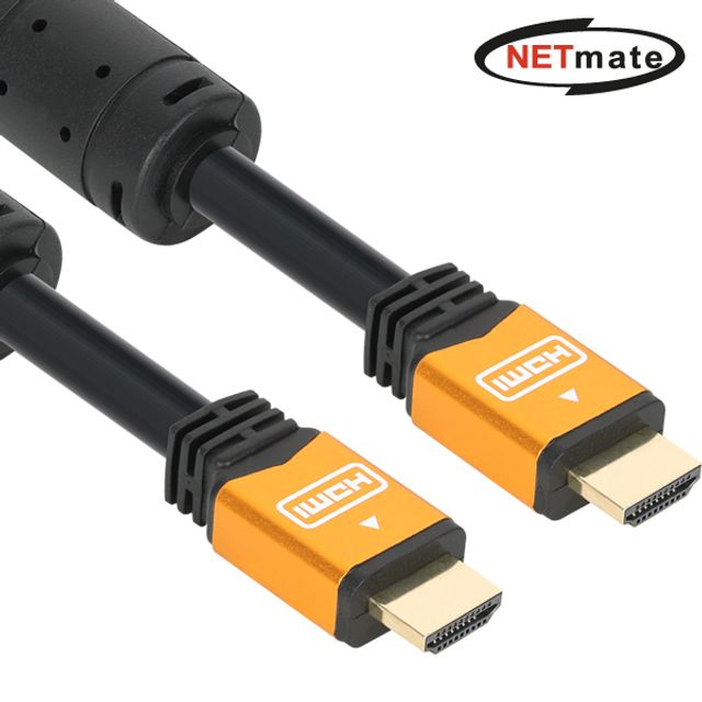 NETmate) 골드메탈 HDMI 2.0 케이블 15M