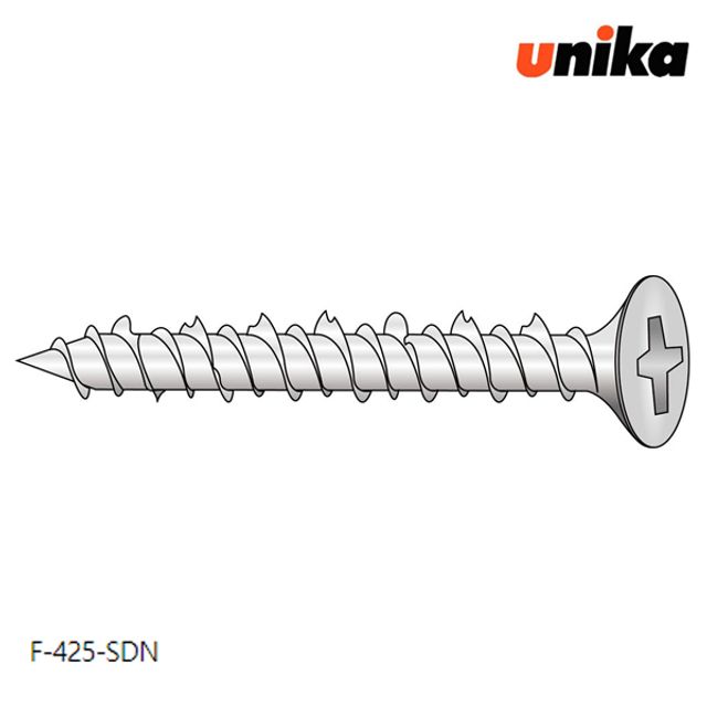 유니카 논프라피스 접시형 F타입 접시머리 F-425-SDN