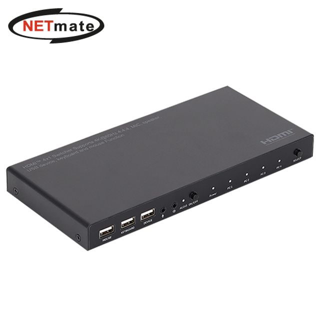 4K 60Hz HDMI 2.0 KVM 4대1 스위치(USB)