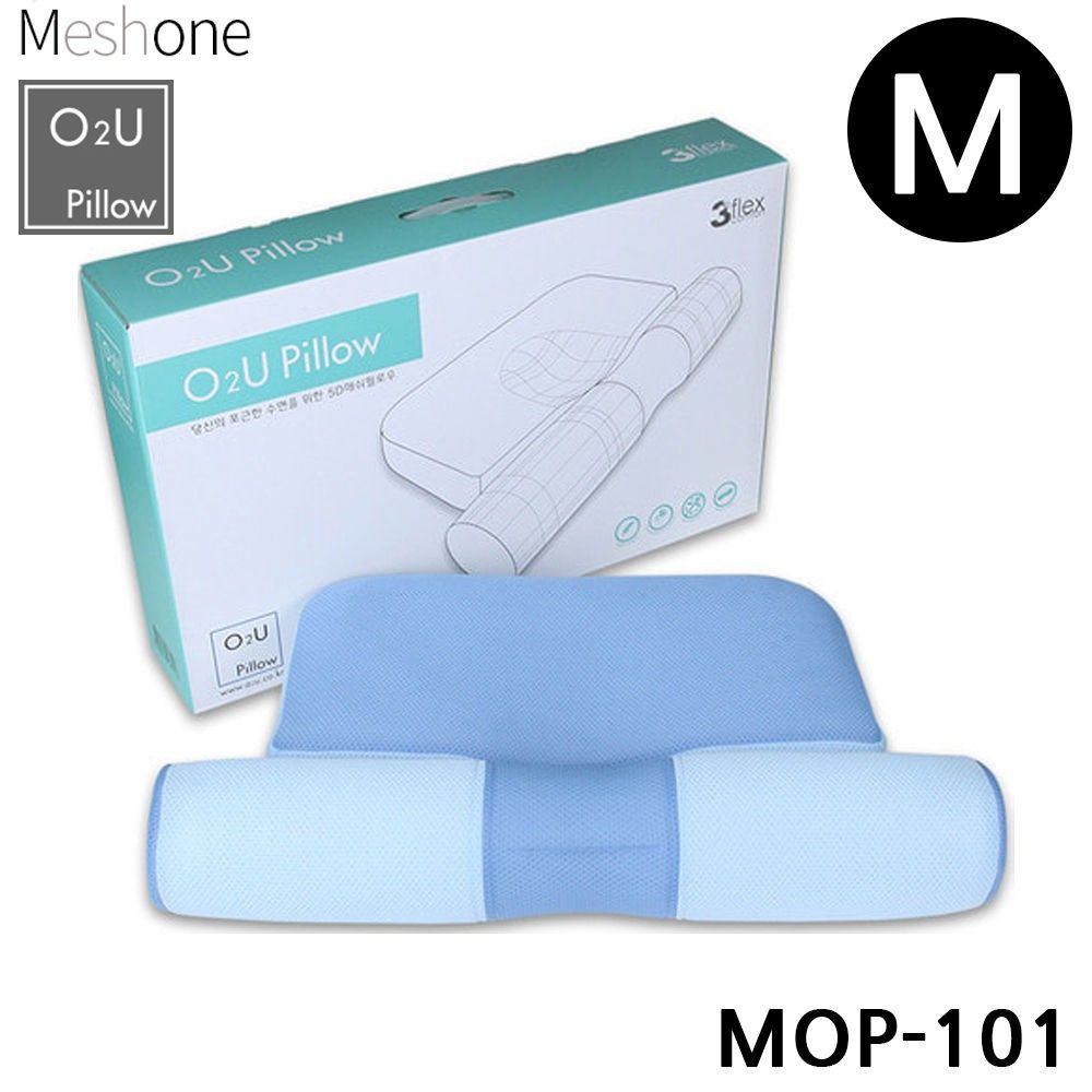 O2U 기능성 필로우 베개 MOPJS101 블루 M