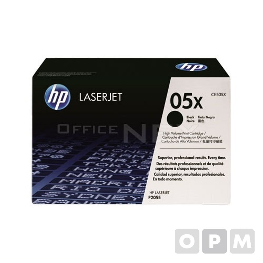 HP 토너 CE505X/6500매/1EA