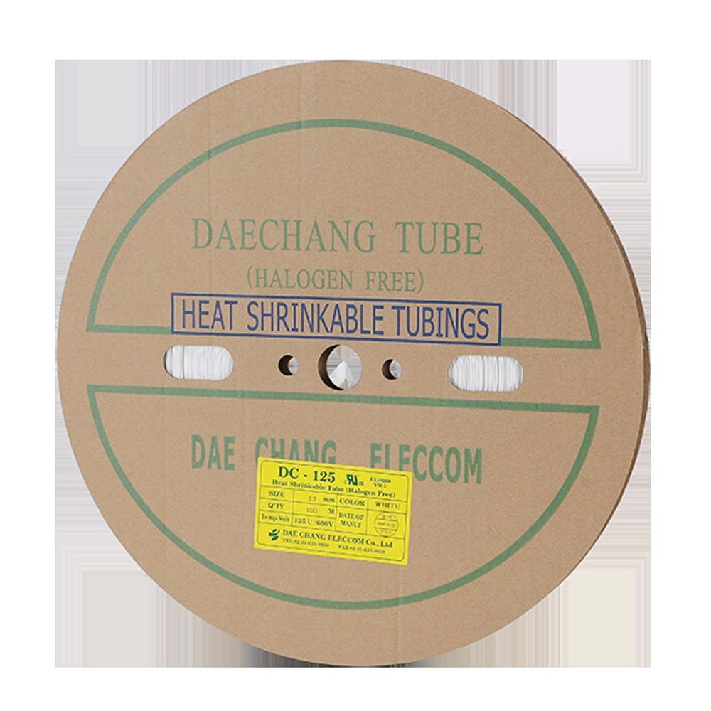 수축튜브 12MM 100M 백색 1롤
