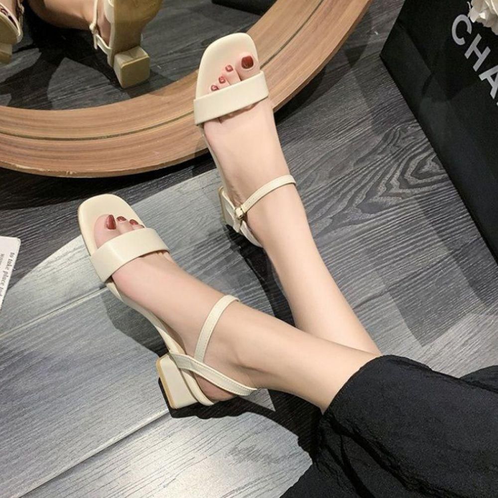 샌들 브로드스트랩샌들 여자신발 여름 여자구두