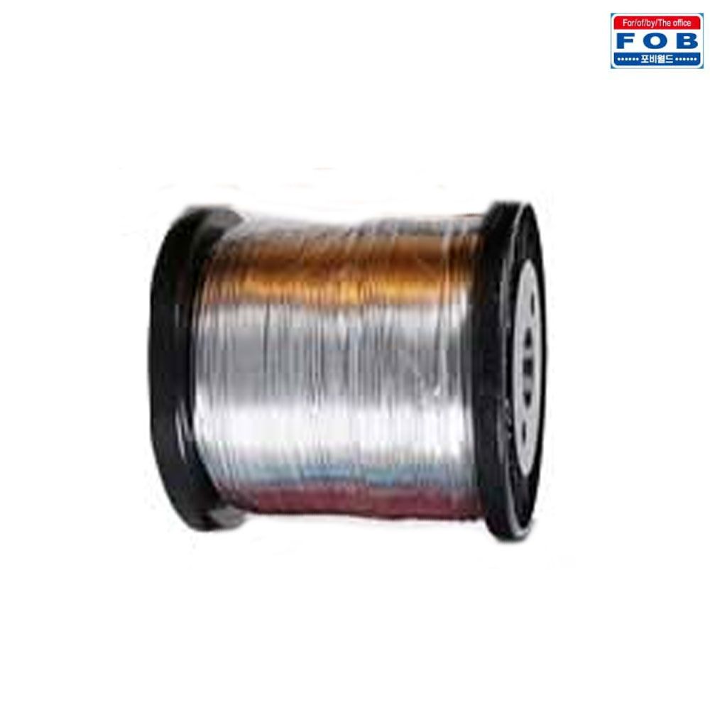 포비 와이어 공예철사 대용량 두께 1.5mm x 120M 은색