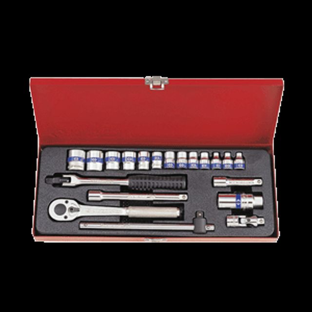 KINGTONY 소켓렌치세트(6PT) 3520MR 3/8DRx20pcs(m