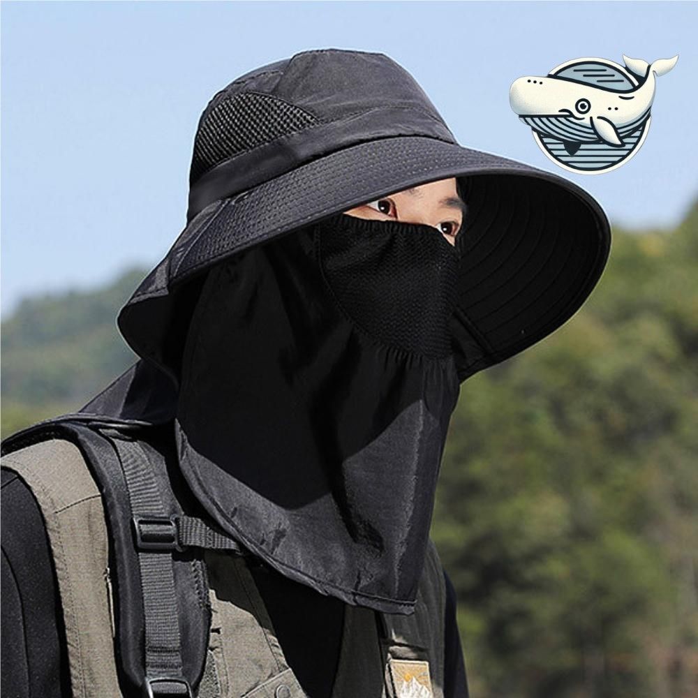 다기능 자외선 차단 모자 얼굴 보호 등산용