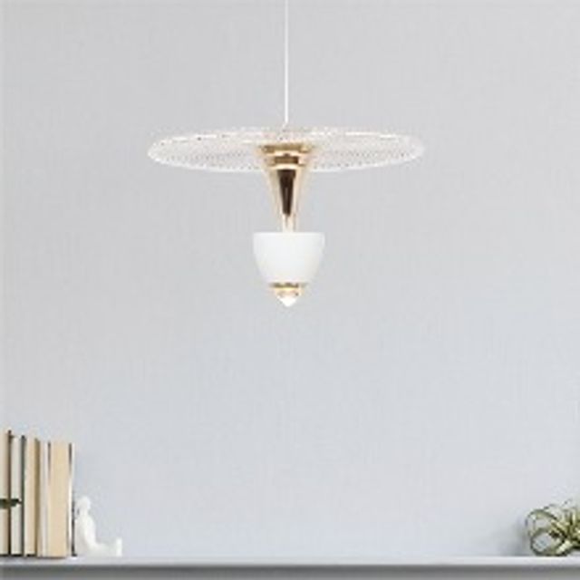 LED 에코 아띠랑스 1등 팬던트 8W 화이트 플리커프