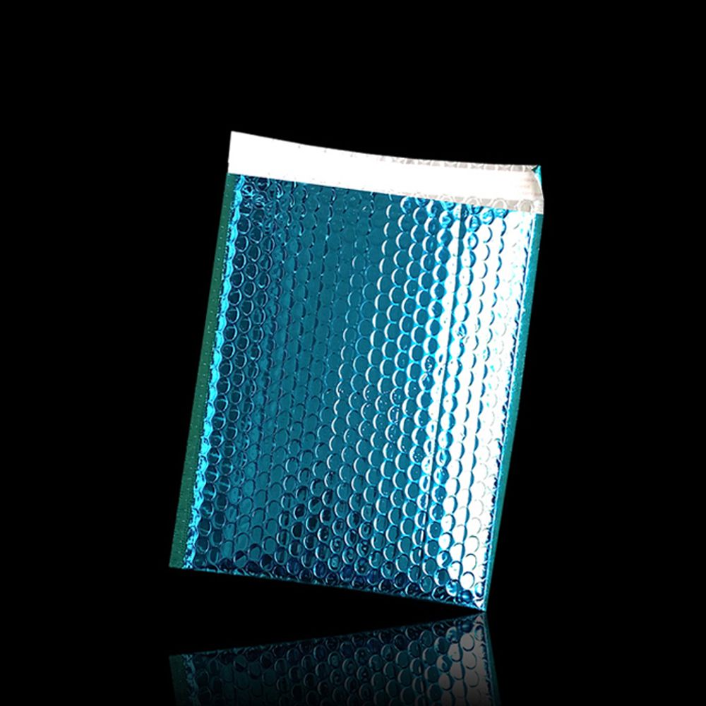 메탈릭 뽁뽁이 안전봉투 25X30cm +4cm 2매 블루