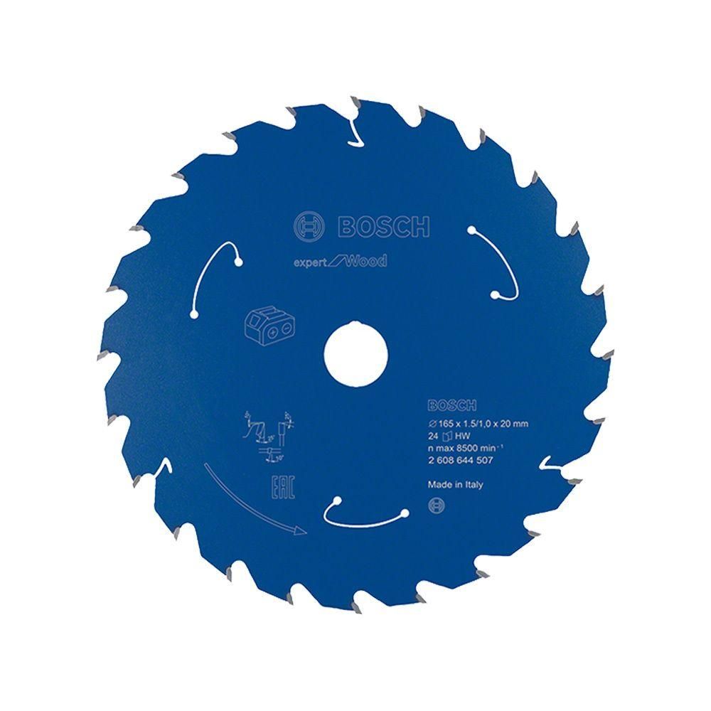 24 날 원형 톱날 팁쏘 1.5t 목재용 2608644507 165mm