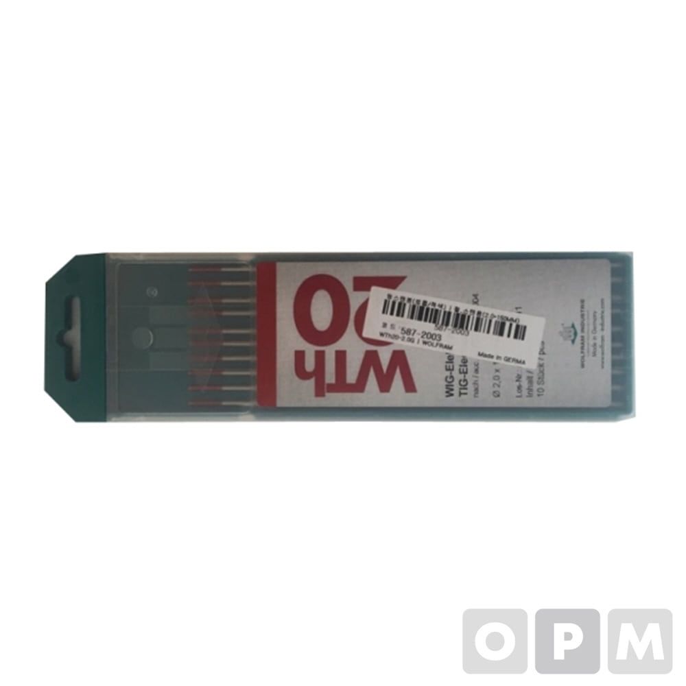 텅스텐봉(토륨/적색)/WTh20-2.0G/10EA