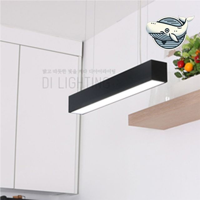 모던 디자인 LED 팬던트 주방 인테리어 슬림