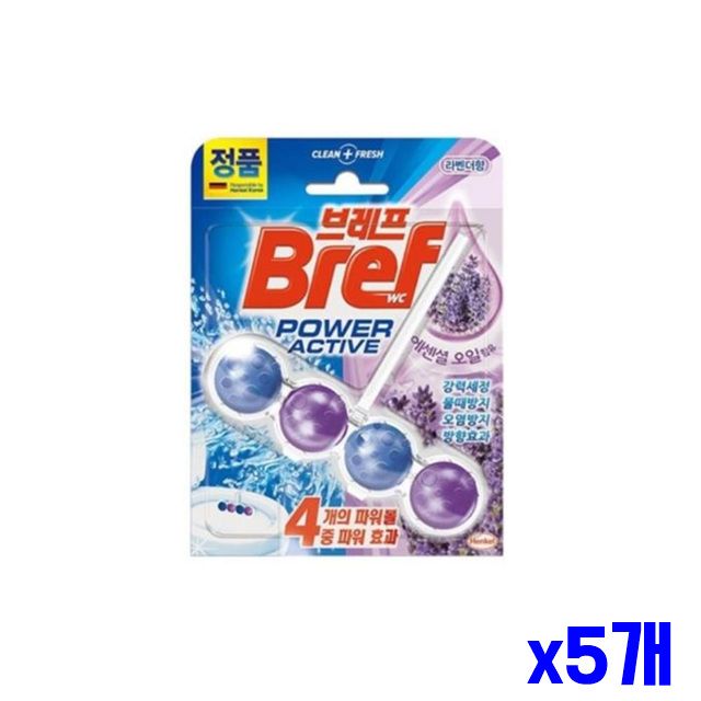 욕실 청소세제 강력세정 변기세정제 x5개 라벤다향 1P