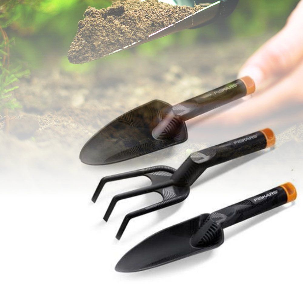 FISKARS 텃밭정리 모종삽 이식용 삽 3종 플랜터세트