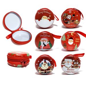 아이티알,NE 크리스마스 원형 틴케이스 12개(혼합) 선물캔 장식품