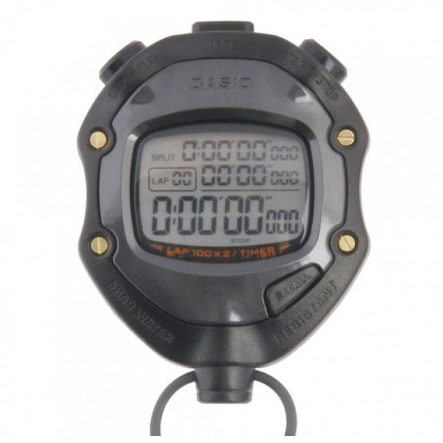 카시오 초시계 HS-80W-1D 9시간 59분 59초 999