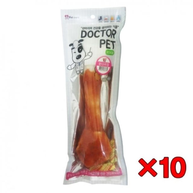 10개묶음 강아지 간식 닥터펫 닭다리껌 1p