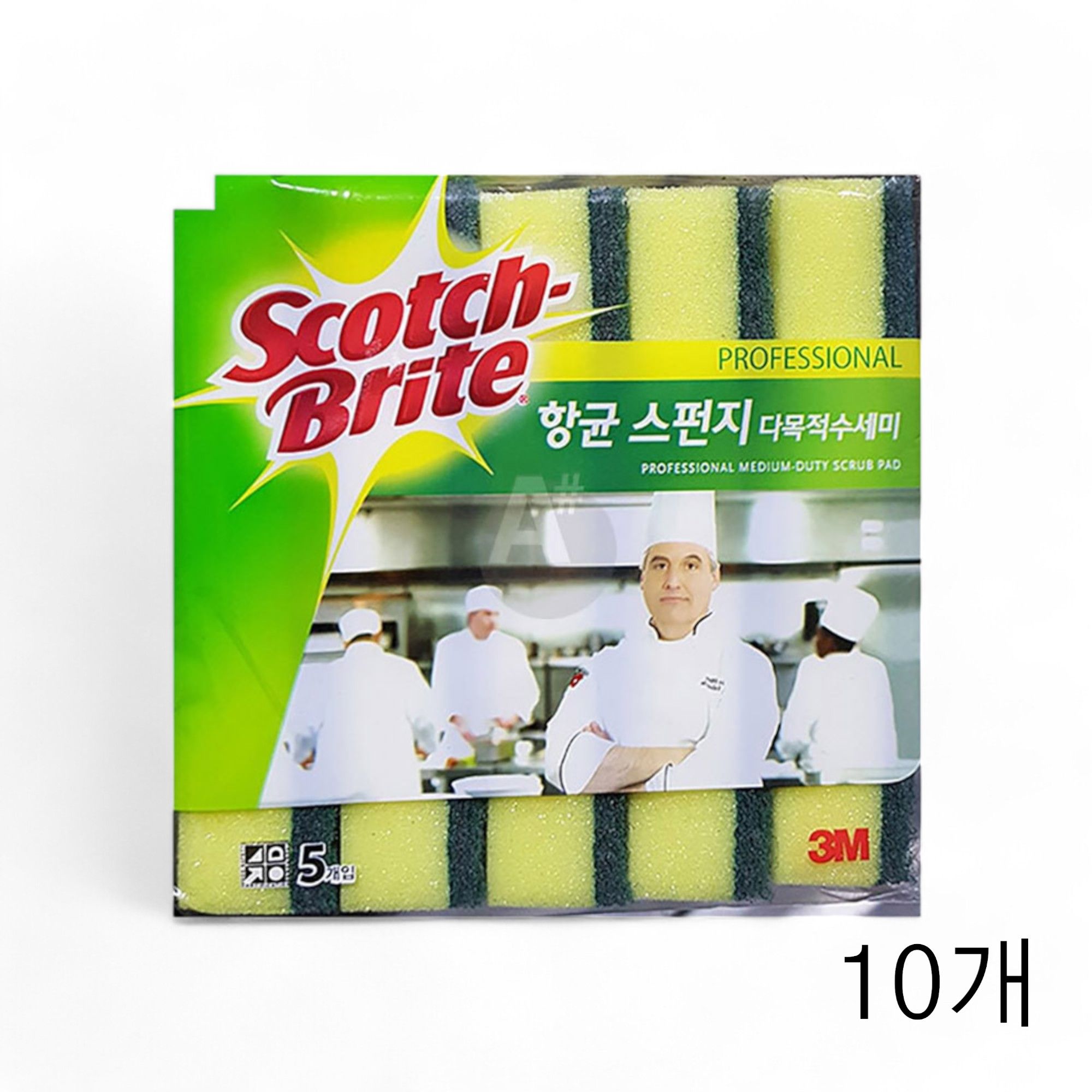 3M 항균 다목적 스펀지 90X150X30mm 5매 X 10개 식당