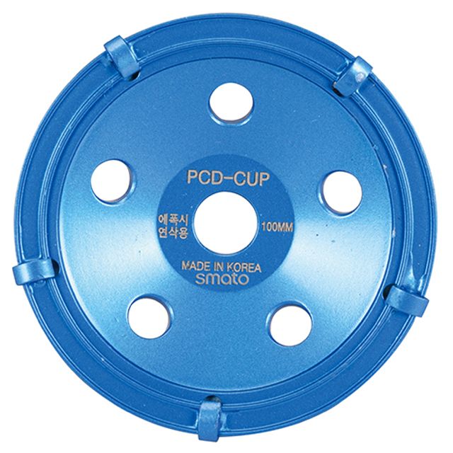 스마토 다이아몬드쏘PCD컵 1EA 100mm(4)x5P 에폭시-