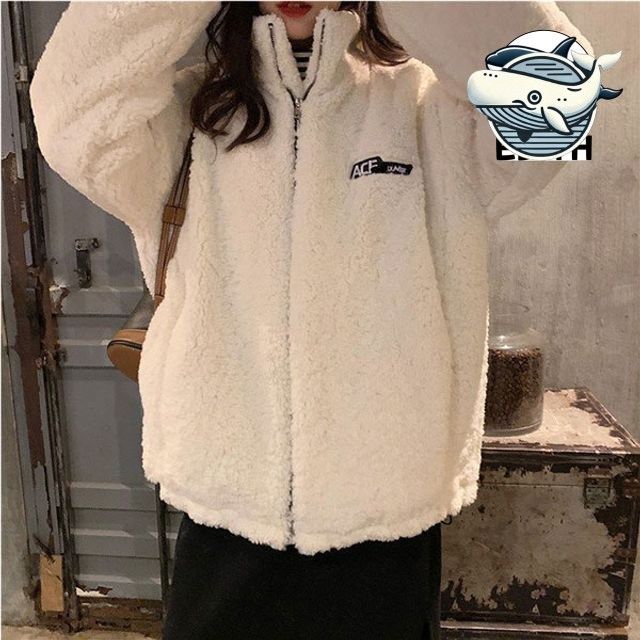포근한 데일리 후리스 점퍼 여성 오버핏 베이직