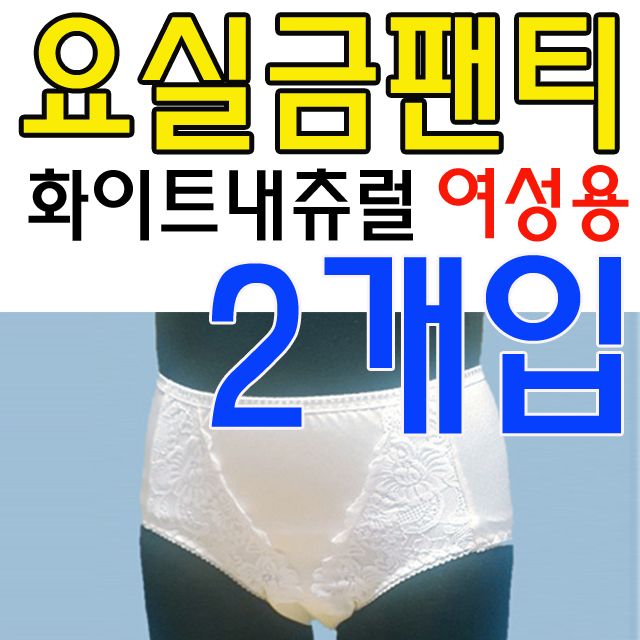 촉감 우수 착용감이 좋은 여성용 요실금 팬티 X 2개입