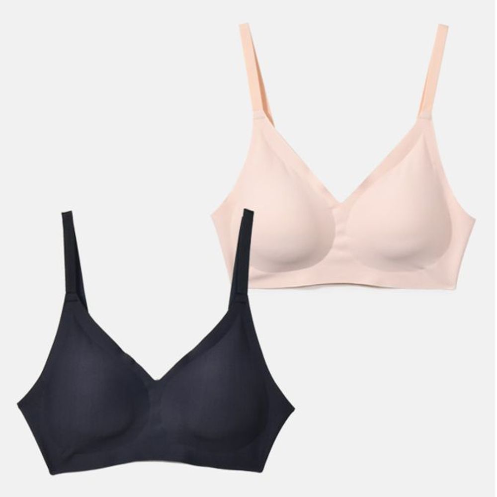 풀컵 브라 무봉제 안올라가는 노와이어 여자속옷