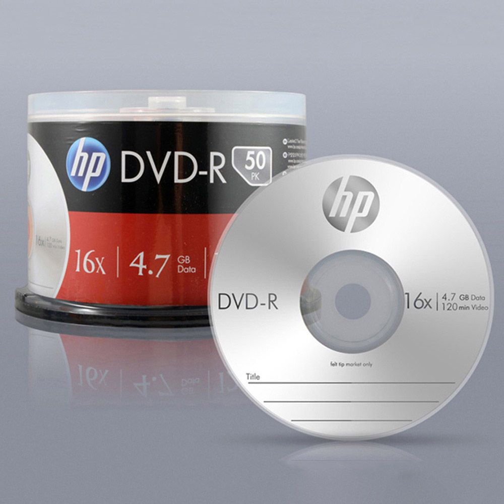 HP Media DVD-R 16x 4.7GB 50P 케익 케이스