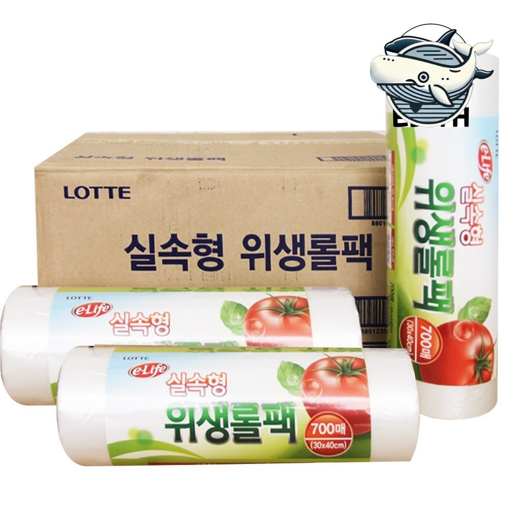 대형 위생 비닉롤백 12개입 주방 청소 용품