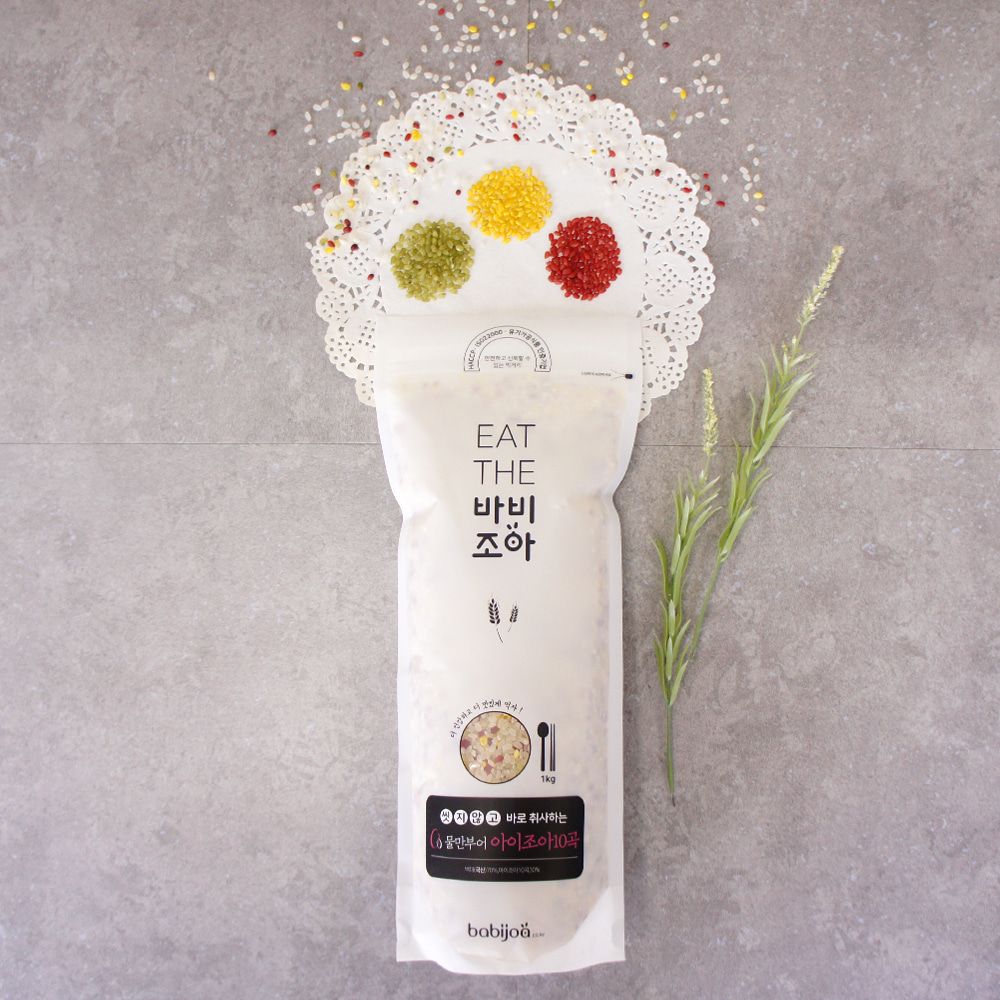 바비조아 물만부어 아이조아 10곡 1kg - 해썹 기능성